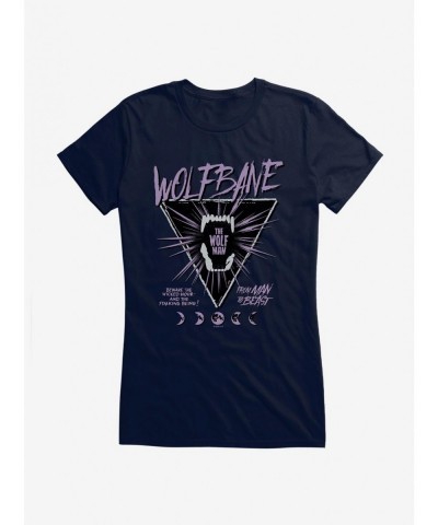 New Arrival Universal Monsters The Wolf Man Wolfbane Girls T-Shirt $8.37 T-Shirts