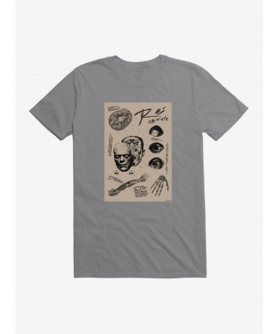 Hot Sale Universal Monsters Frankenstein Anatomy T-Shirt $6.69 T-Shirts