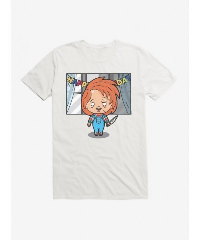 Crazy Deals Chucky Animated Birthday T-Shirt $9.37 T-Shirts