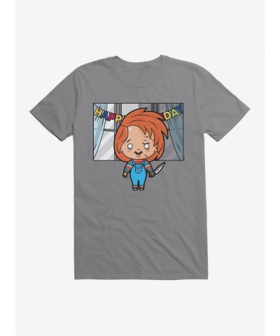 Crazy Deals Chucky Animated Birthday T-Shirt $9.37 T-Shirts