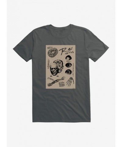 Hot Sale Universal Monsters Frankenstein Anatomy T-Shirt $6.69 T-Shirts