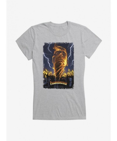 Clearance Frankenstein Lightning Girls T-Shirt $9.76 T-Shirts