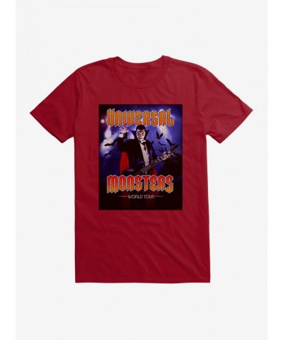 Fashion Universal Monsters Dracula World Tour T-Shirt $8.80 T-Shirts