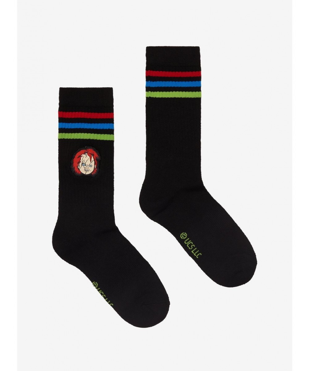 Special Chucky Varsity Stripe Crew Socks $3.28 Socks