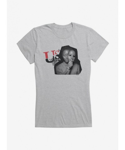 Unique Us Behind The Mask Red Cutout Logo Girls T-Shirt $6.77 T-Shirts