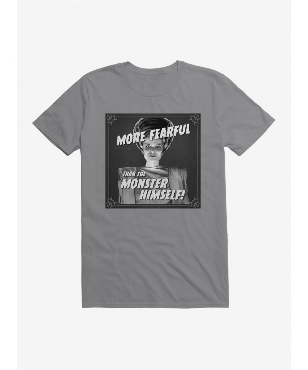 Premium Universal Monsters Bride Of Frankenstein More Fearful T-Shirt $8.22 T-Shirts