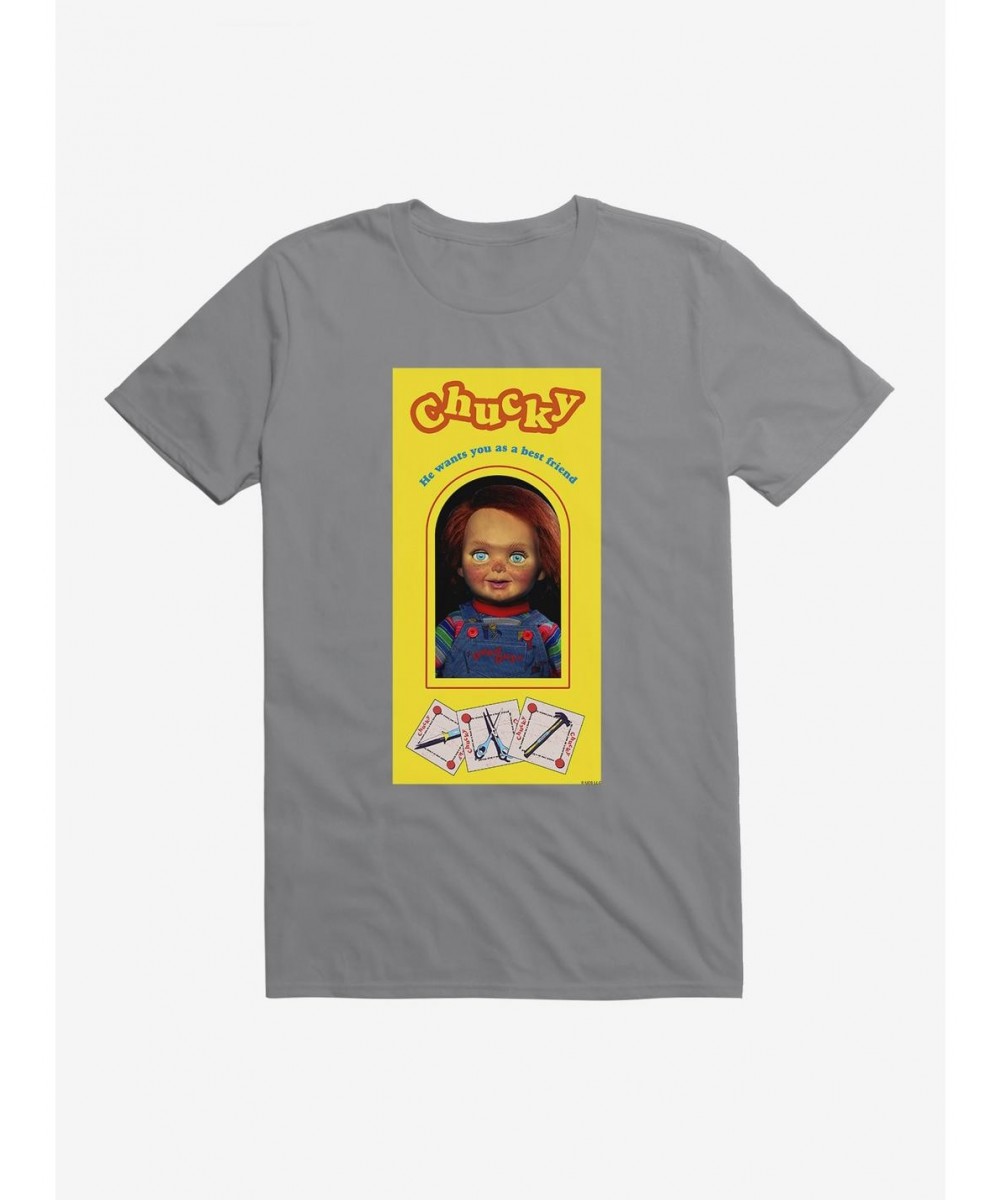 Pre-sale Chucky Classic Doll Box T-Shirt $7.65 T-Shirts