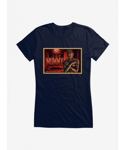 Seasonal Sale Universal Monsters The Mummy Doorway To New Life Girls T-Shirt $8.76 T-Shirts