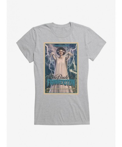 Exclusive Price Universal Monsters Bride Of Frankenstein Can She Love? Girls T-Shirt $7.37 T-Shirts