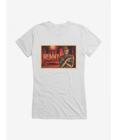 Seasonal Sale Universal Monsters The Mummy Doorway To New Life Girls T-Shirt $8.76 T-Shirts