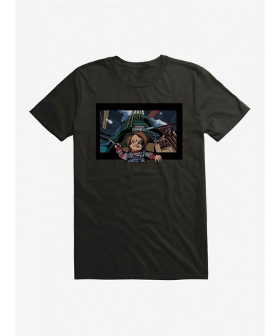 Wholesale Chucky Danger Knife Color T-Shirt $8.99 T-Shirts