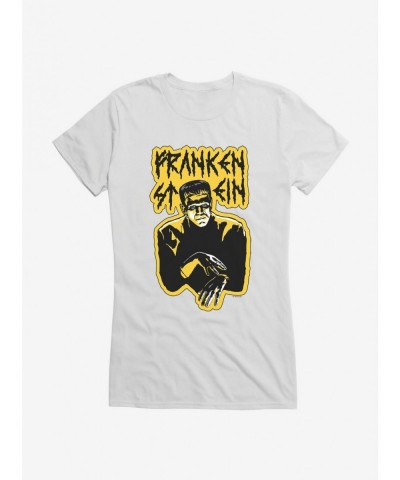 Limited-time Offer Universal Monsters Frankenstein Relaxed Hands Girls T-Shirt $8.57 T-Shirts