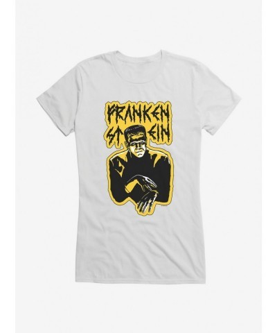 Limited-time Offer Universal Monsters Frankenstein Relaxed Hands Girls T-Shirt $8.57 T-Shirts