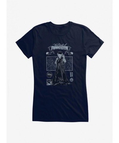 Sale Item Bride Of Frankenstein Shockingly Terrifying Girls T-Shirt $6.57 T-Shirts