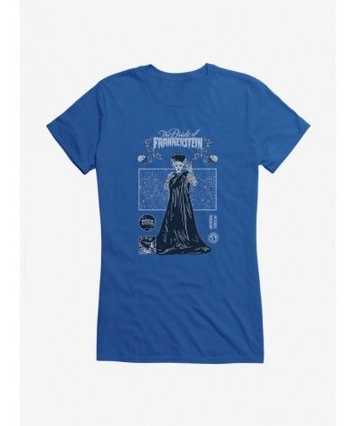 Sale Item Bride Of Frankenstein Shockingly Terrifying Girls T-Shirt $6.57 T-Shirts