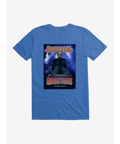 Hot Selling Universal Monsters Frankenstein World Tour T-Shirt $5.74 T-Shirts