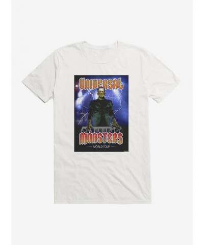 Hot Selling Universal Monsters Frankenstein World Tour T-Shirt $5.74 T-Shirts