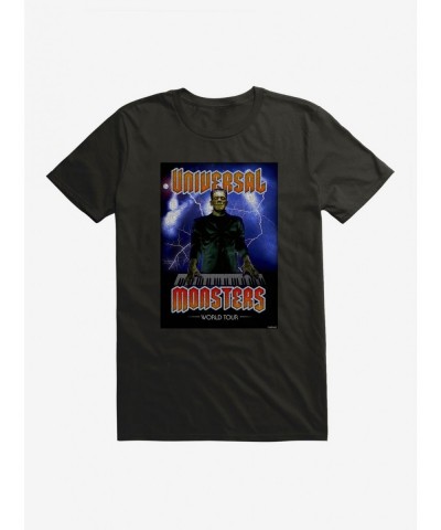 Hot Selling Universal Monsters Frankenstein World Tour T-Shirt $5.74 T-Shirts