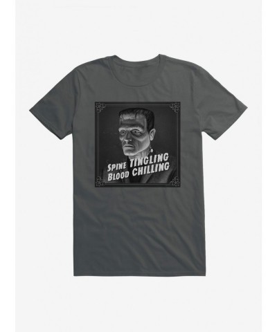 Seasonal Sale Universal Monsters Frankenstein Spine Tingling T-Shirt $7.84 T-Shirts