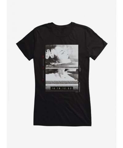 Wholesale Universal Monsters Bride Of Frankenstein Screen Glitch Girls T-Shirt $7.17 T-Shirts