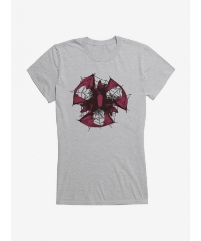 Premium Universal Monsters Dracula Web Of Bats Girls T-Shirt $7.37 T-Shirts