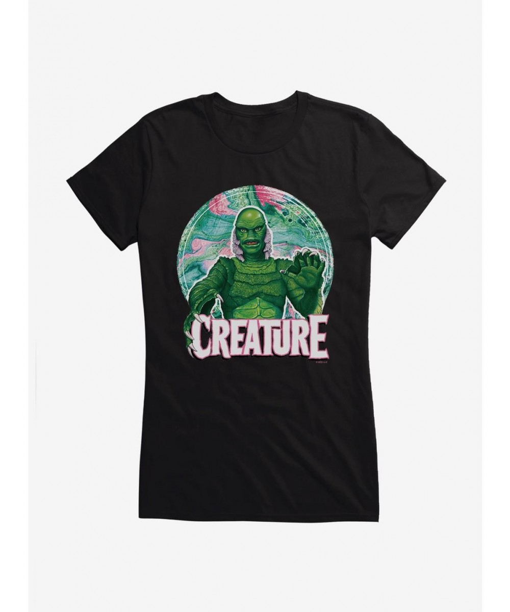 Huge Discount Creature From The Black Lagoon Friendly Creature Girls T-Shirt $8.96 T-Shirts