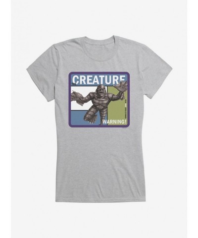 Sale Item Creature From The Black Lagoon Warning Pop Poster Girls T-Shirt $6.57 T-Shirts