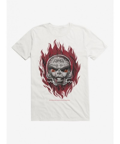 Pre-sale Discount Chucky Face Flame T-Shirt $7.84 T-Shirts