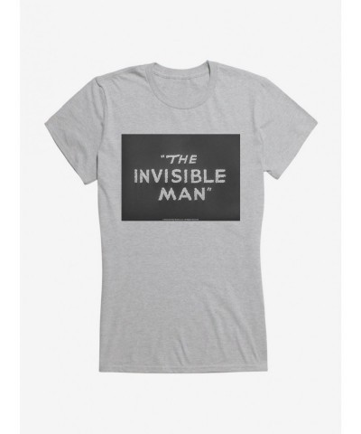 Seasonal Sale The Invisible Man Title Screen Girls T-Shirt $6.97 T-Shirts