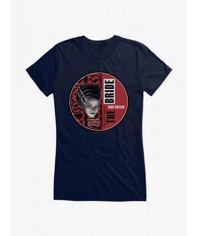 Value for Money Universal Monsters Bride Of Frankenstein High Voltage Girls T-Shirt $9.16 T-Shirts