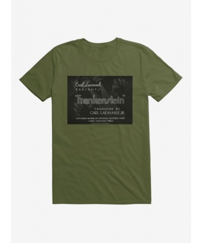 Limited Time Special Frankenstein Title Card T-Shirt $5.93 T-Shirts