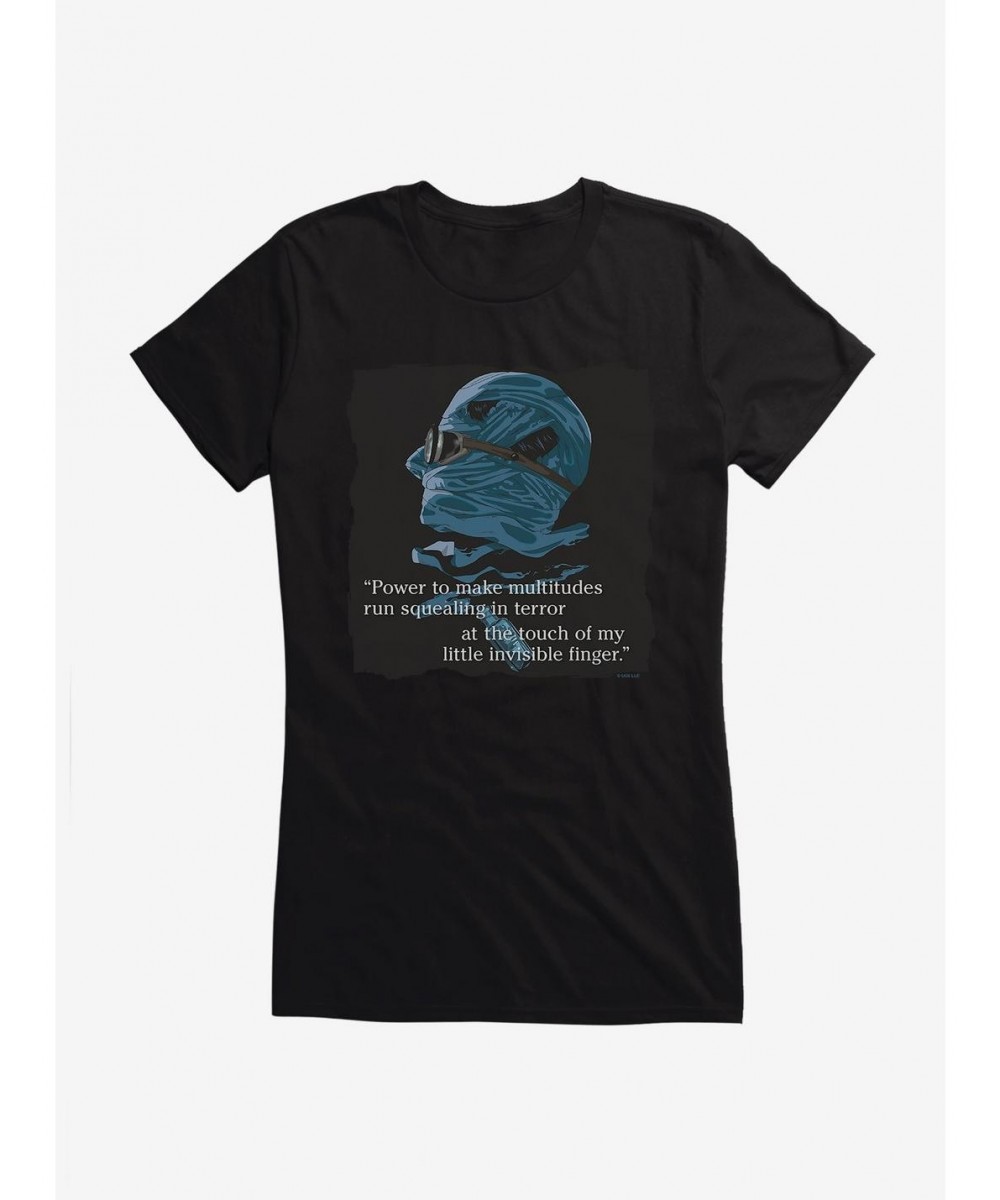 Flash Sale The Invisible Man Power Quote Girls T-Shirt $6.37 T-Shirts