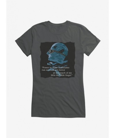 Flash Sale The Invisible Man Power Quote Girls T-Shirt $6.37 T-Shirts