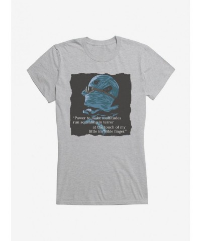 Flash Sale The Invisible Man Power Quote Girls T-Shirt $6.37 T-Shirts