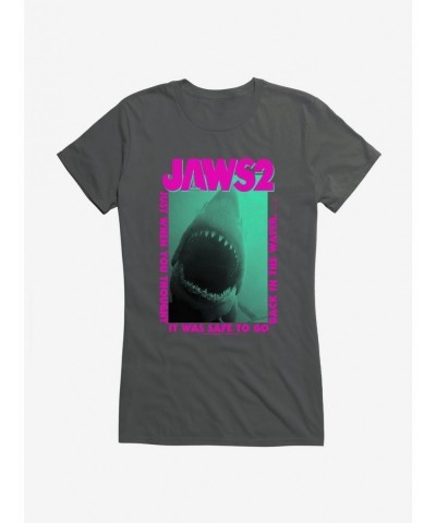 New Arrival Jaws 2 When You Thought It Was Safe Girls T-Shirt $6.18 T-Shirts