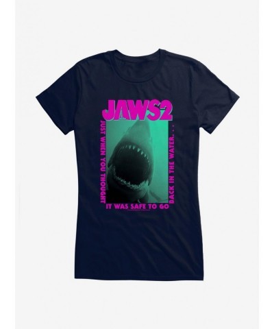 New Arrival Jaws 2 When You Thought It Was Safe Girls T-Shirt $6.18 T-Shirts