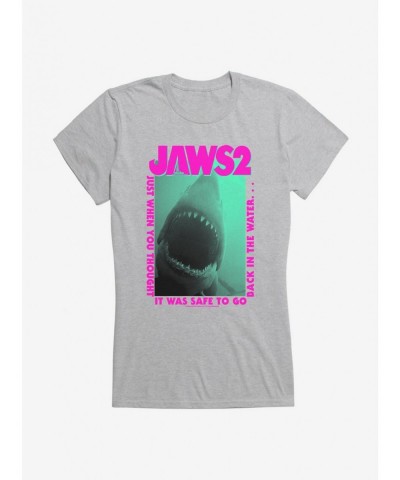 New Arrival Jaws 2 When You Thought It Was Safe Girls T-Shirt $6.18 T-Shirts