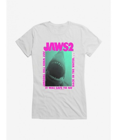 New Arrival Jaws 2 When You Thought It Was Safe Girls T-Shirt $6.18 T-Shirts