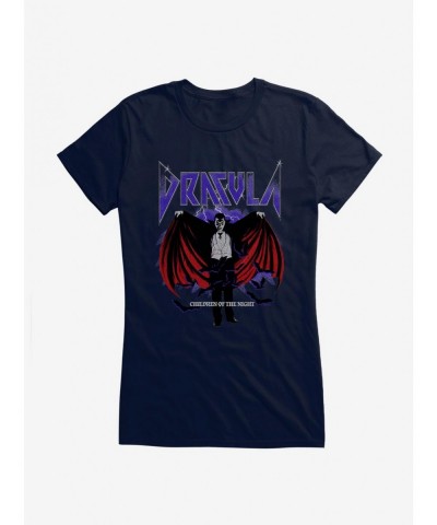 Bestselling Universal Monsters Dracula Children Of The Night Girls T-Shirt $8.37 T-Shirts