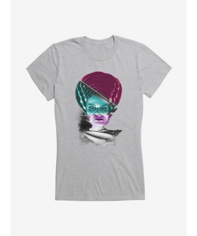 Unique Universal Monsters Bride Of Frankenstein Mash Up Girls T-Shirt $7.37 T-Shirts