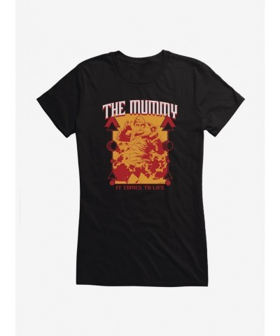 Hot Sale Universal Monsters The Mummy Storm Girls T-Shirt $8.96 T-Shirts