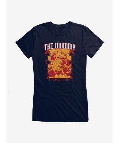 Hot Sale Universal Monsters The Mummy Storm Girls T-Shirt $8.96 T-Shirts