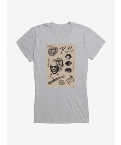 Absolute Discount Universal Monsters Frankenstein Anatomy Girls T-Shirt $5.98 T-Shirts