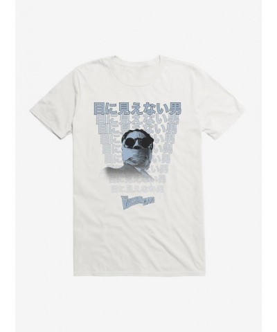 Exclusive Price Universal Monsters The Invisible Man Japanese Characters T-Shirt $6.69 T-Shirts