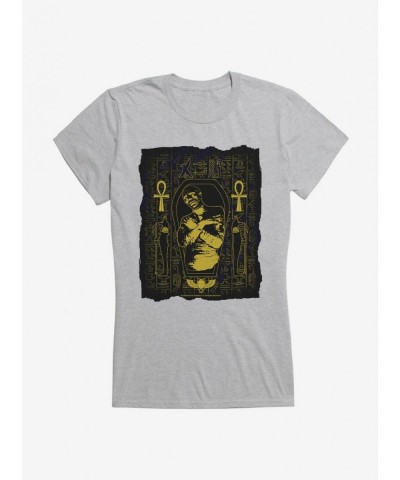 Trendy Universal Monsters The Mummy Posterized Sarcophagus Girls T-Shirt $6.18 T-Shirts