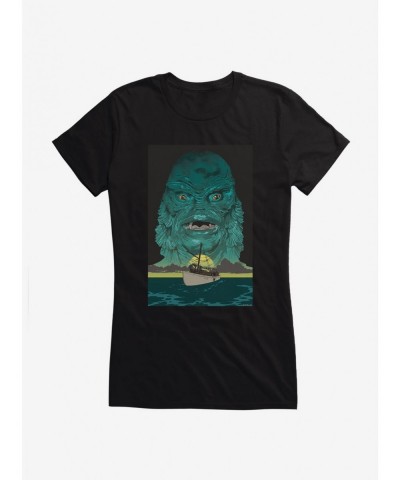 Sale Item Creature From The Black Lagoon Turn Back Girls T-Shirt $8.96 T-Shirts