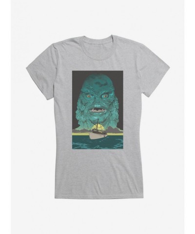 Sale Item Creature From The Black Lagoon Turn Back Girls T-Shirt $8.96 T-Shirts