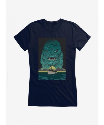 Sale Item Creature From The Black Lagoon Turn Back Girls T-Shirt $8.96 T-Shirts