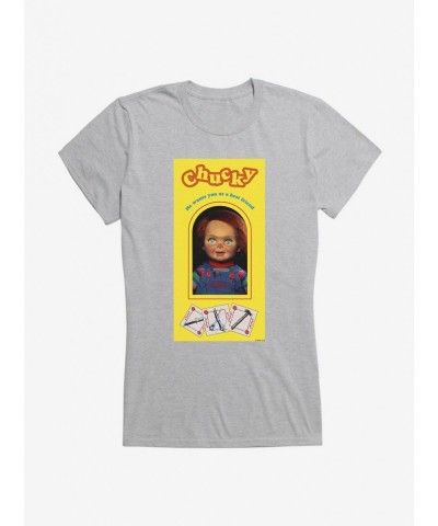 Flash Sale Chucky Classic Doll Box Girls T-Shirt $8.37 T-Shirts