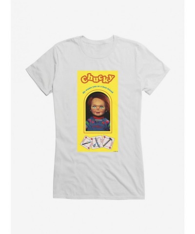 Flash Sale Chucky Classic Doll Box Girls T-Shirt $8.37 T-Shirts